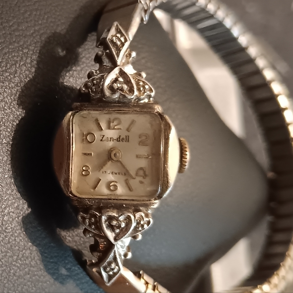 Rare Vintage Zan-Dell 1930s or 1940s womens 10K R.G.P watch - Picture 1 of 7